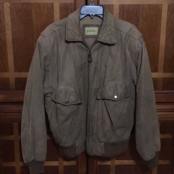 90s leather bomber jacket